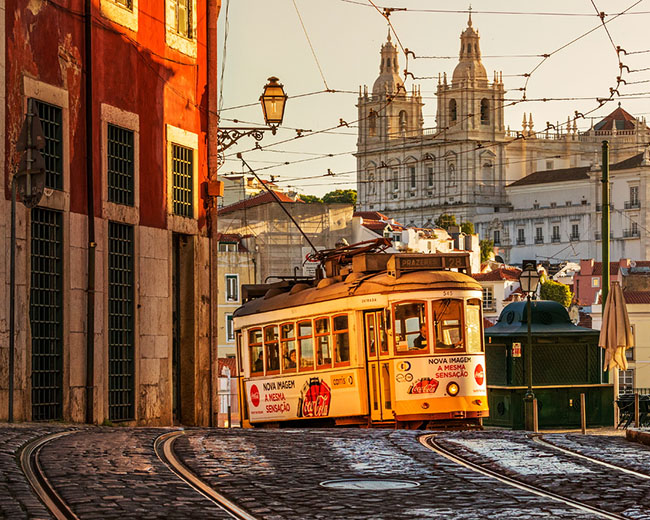 Tram #28, Lisbon by Reinhard Schmid