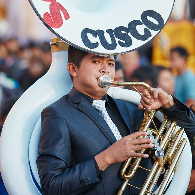 Cusco Procession by Richard Taylor