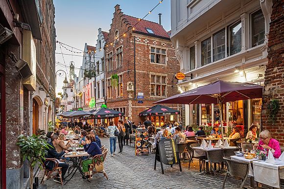 Antwerp, Ghent, Bruges and Brussels Stock Images