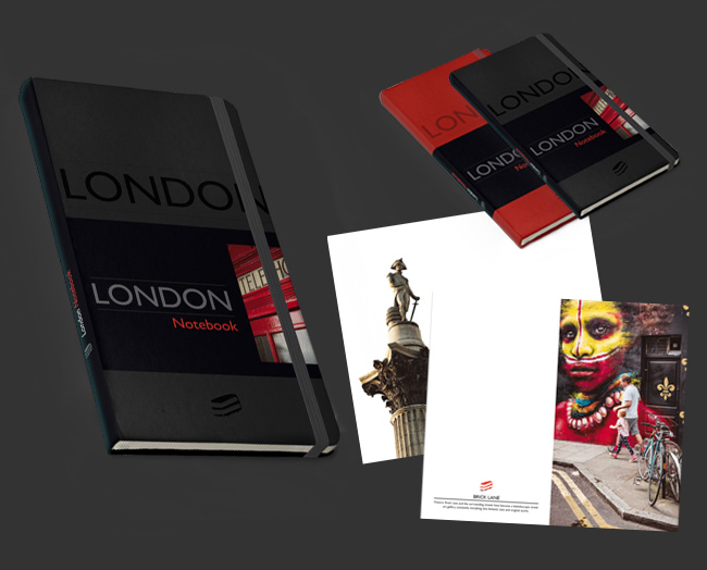 black London notebook by Sime Books