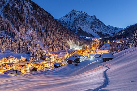 Winter in Austria Stock Images