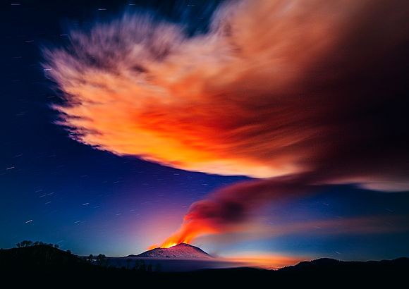 Mount Etna eruption Travel Images