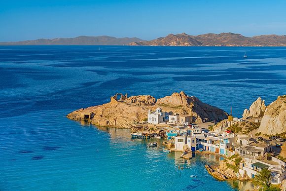 Milos island Cyclades Greece Stock Images