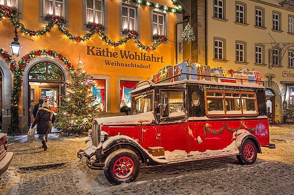 Rothenburg ob der Tauber Christmas Stock Photos