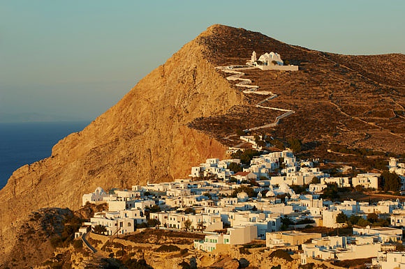 Folegandros Cyclades Greece Stock Images